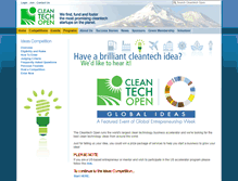 Tablet Screenshot of cleantechopen.com